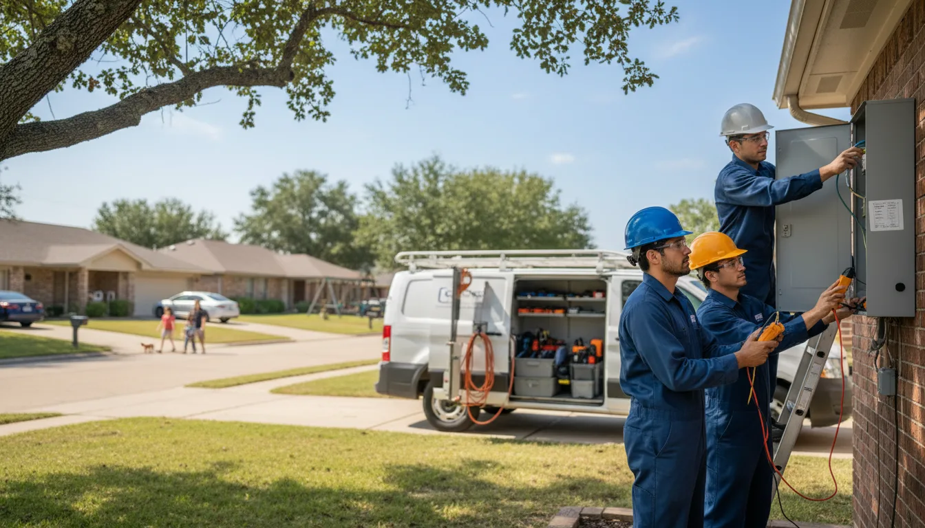 Certified electrician providing emergency electrical services in Sabine Pass, TX